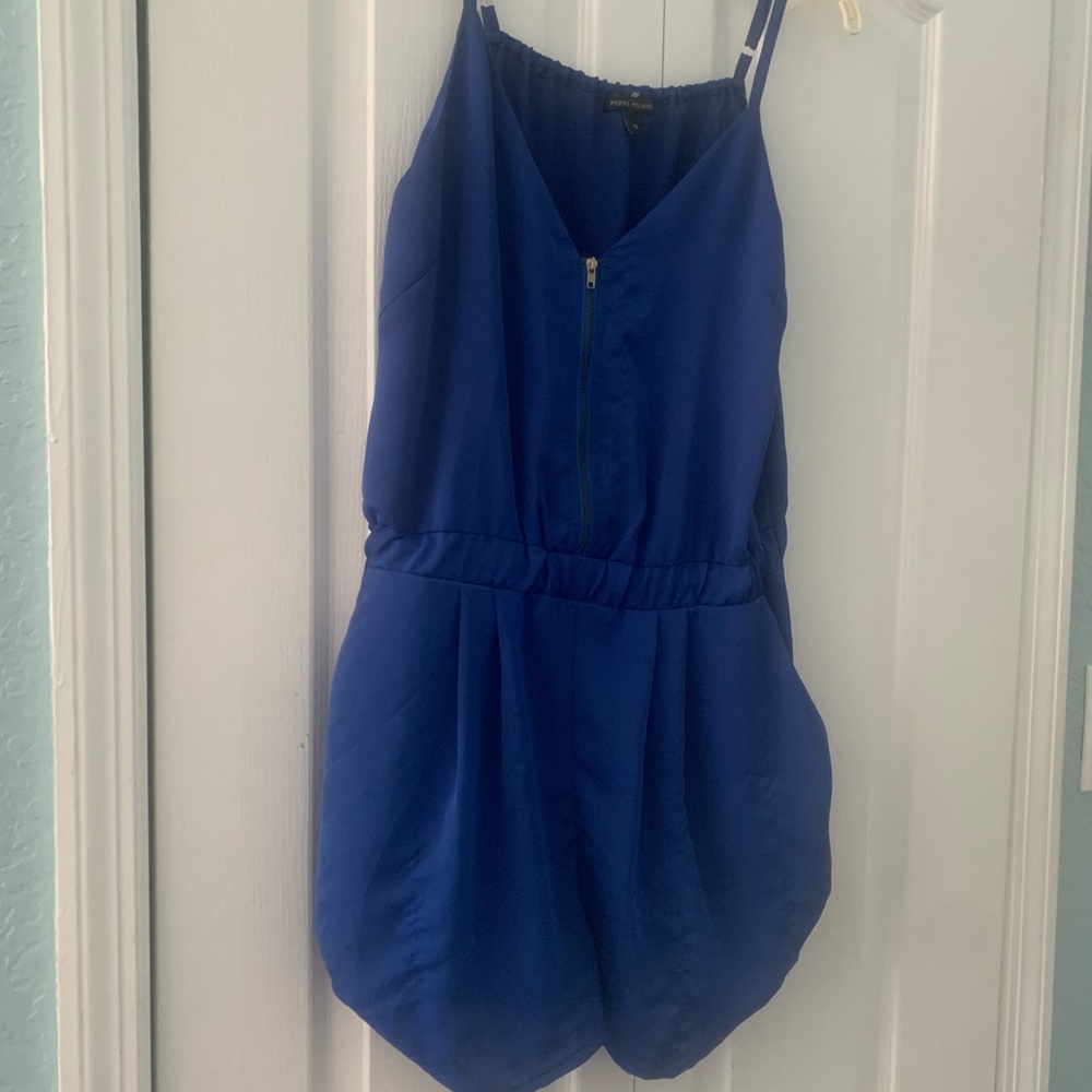 Royal blue romper